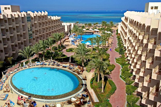 Zwembad van Sea Star Beau Rivage Hotel in Hurghada, Egypte foto 1