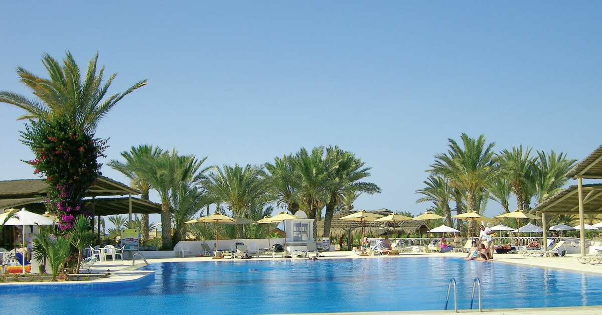 Zwembad van Seabel Rym Beach Club Hotel Midoun, Tunesië foto 1