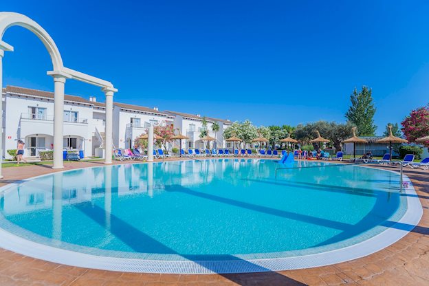 Zwembad van SeaClub Mediterranean Hotel in Alcudia, Spanje foto 1