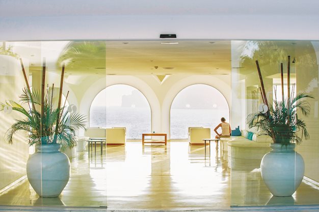 Lobby van het SENTIDO Punta del Mar Hotel in Santa Ponsa, Spanje foto 3