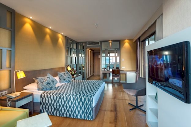 Hotelkamer in Sherwood Dreams Resort in Belek, Turkije foto 3