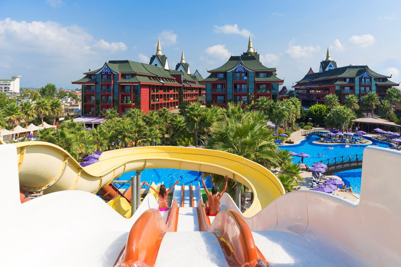 Zee en strand bij het  Siam Elegance Resort in Belek, Turkije foto 2