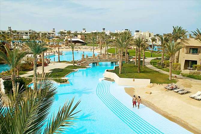 Zwembad van Siva Port Ghalib Hotel in Marsa Alam, Egypte foto 1