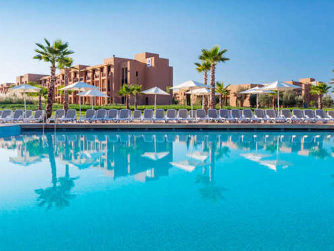 Zwembad van Aqua Mirage Hotel in Marrakech, Marokko foto 5