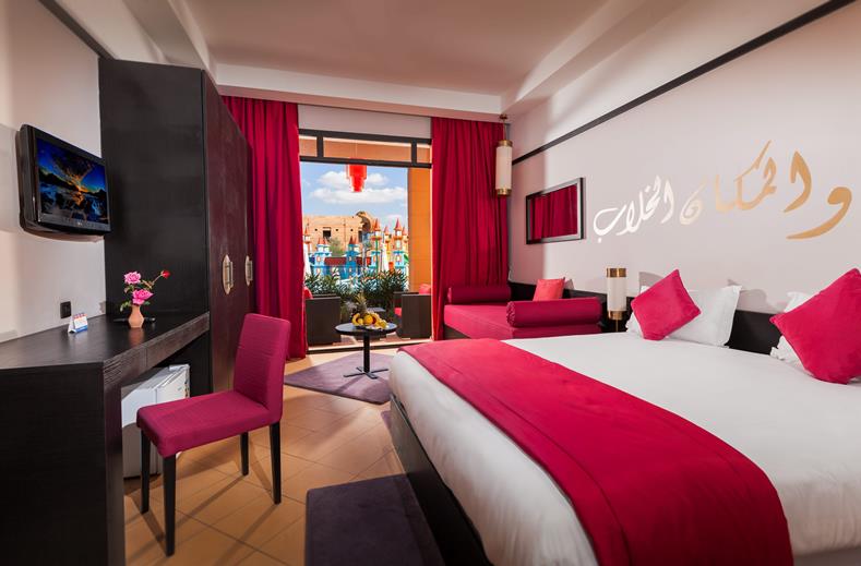 Hotelkamer in Aqua Mirage Hotel in Marrakech, Marokko foto 4