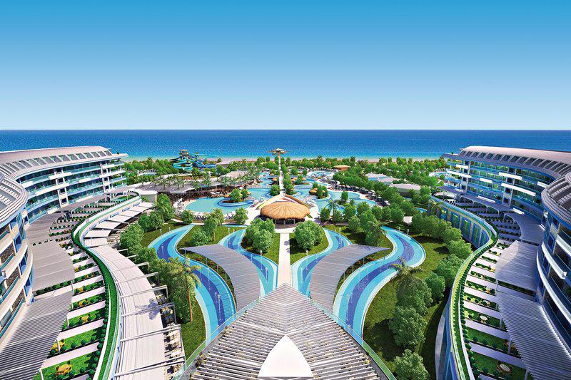 Buitenkant van Sueno Deluxe Hotel Belek, Turkije foto 3