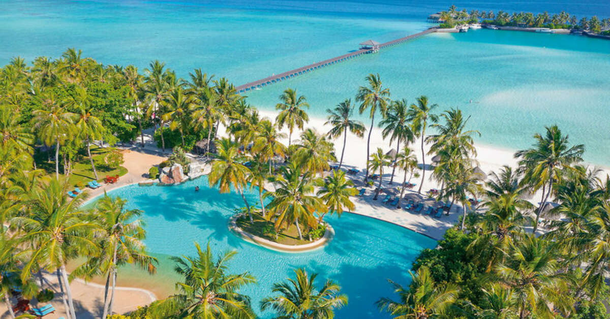 Strand bij Sun Island Resort & Spa Hotel Nalaguraidhoo, Malediven foto 1