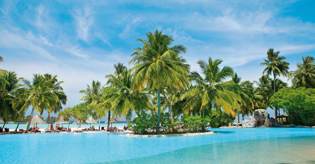 Strand bij Sun Island Resort & Spa Hotel Nalaguraidhoo, Malediven foto 2