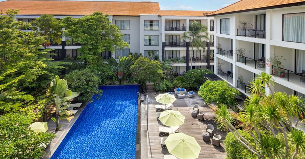 Zwembad van Taksu Sanur Hotel Sanur, Indonesië foto 1