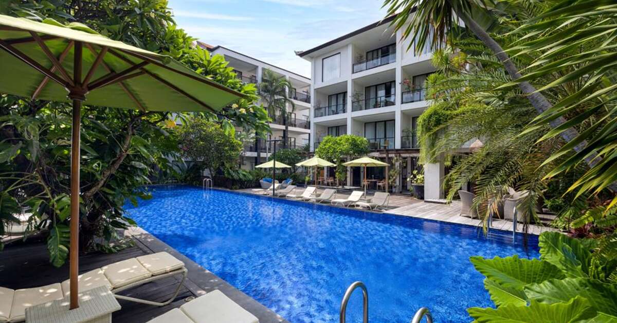 Zwembad van Taksu Sanur Hotel Sanur, Indonesië foto 2
