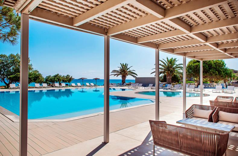 Hotelkamer in The Bay and Suites Hotel Vassilikos, Griekenland foto 3