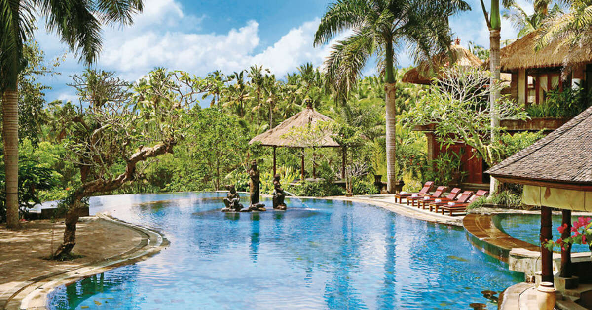 Zwembad van The Payogan Villa Resort Ubud, Indonesië foto 1