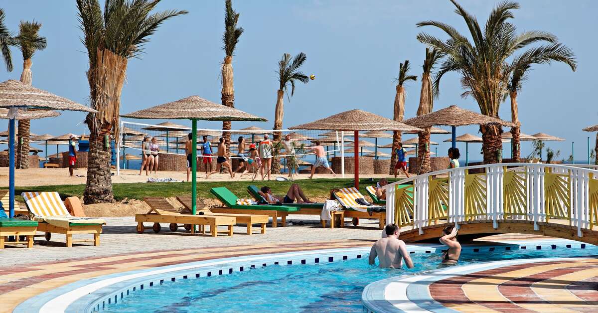 Zwembad van The Three Corners Sunny Beach Resort Hurghada, Egypte foto 1