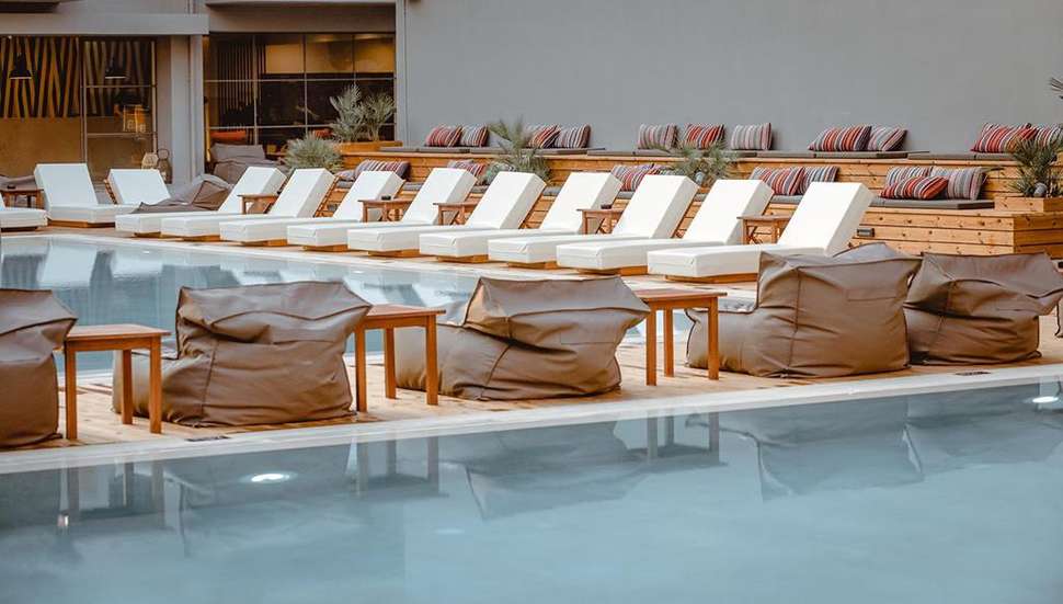 Zwembadzijdebi Appartement Cooks Club Hersonissos Crete Hotel Chersonissos, Griekenland foto 1