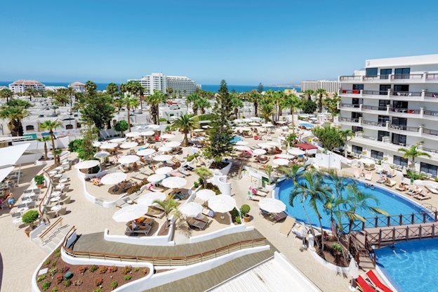 Zwembad van Tigotan Lovers & Friends Hotel in Playa de las Américas, Spanje foto 2