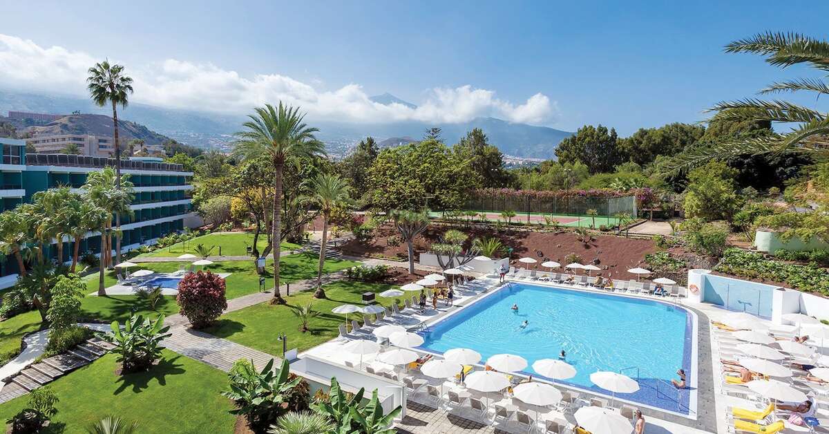 Zwembad van TRH Taoro Garden Hotel Puerto de la Cruz, Spanje foto 1