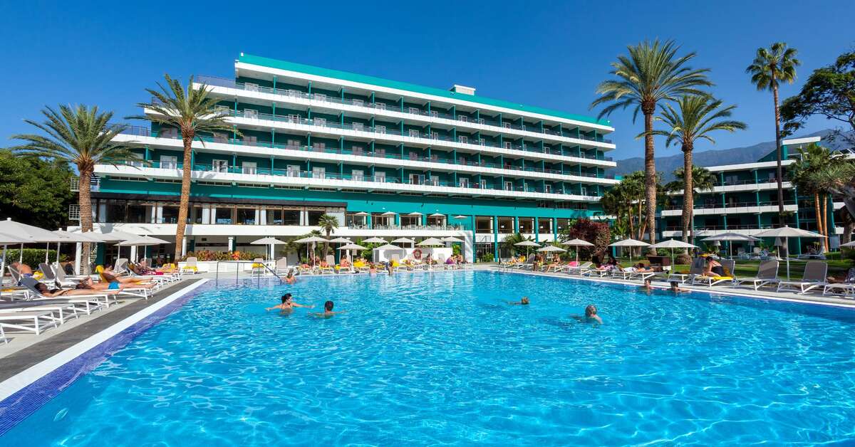 Zwembad van TRH Taoro Garden Hotel Puerto de la Cruz, Spanje foto 2