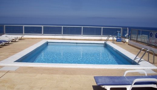 Zwembad van Trovador Hotel in Altea, Spanje foto 1