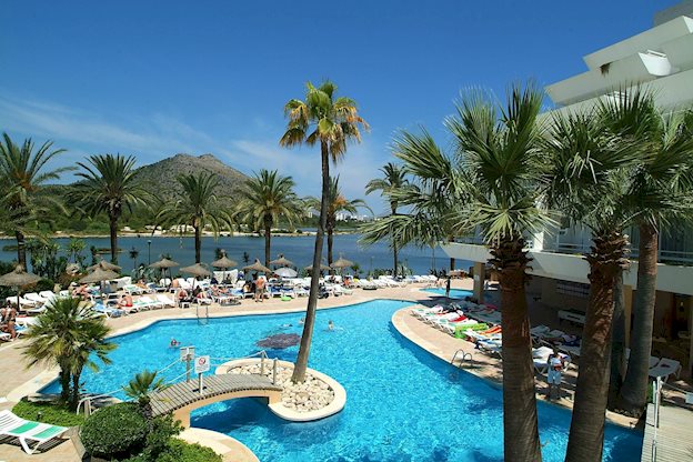 Zwembad van Viva Eden Lago Hotel in Alcudia, Spanje foto 2