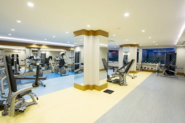 Gym in het Water Side Resort & Spa Side, Turkije foto 3
