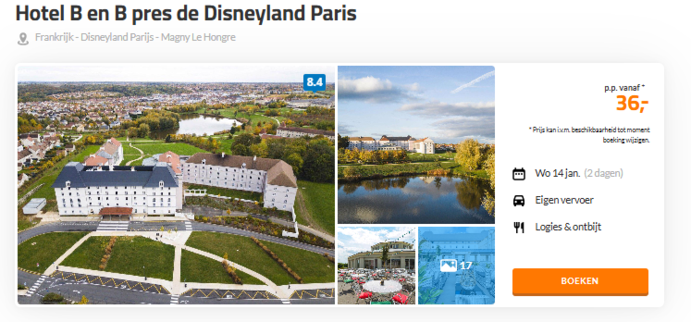 B&B Hotel Disneyland® Paris Vakantiedeal