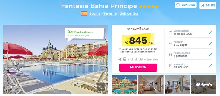 Fantasia Bahia Principe | Tenerife, Spanje