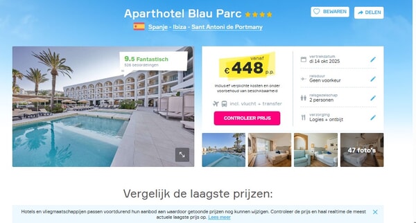 Aparthotel Blau Parc: Vakantiedeal op Ibiza!