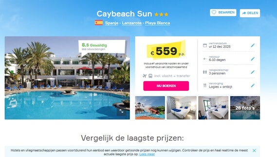 Caybeach Sun Lanzarote: Vakantieplezier voor het hele gezin