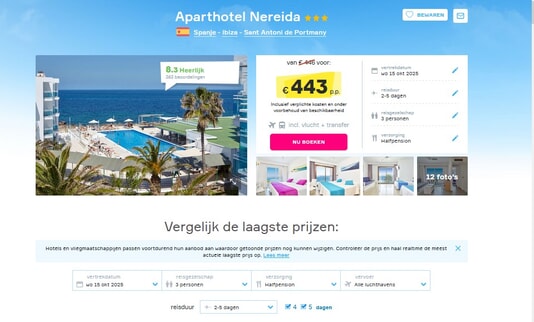 Aparthotel Nereida: Vakantiedeal Ibiza Nu Beschikbaar!
