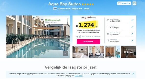 Aqua Bay Suites: Exclusieve Vakantiedeal Zakynthos!