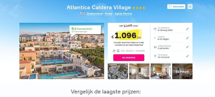Atlantica Caldera Village: Vakantiedeal op Kreta!