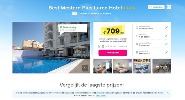 Best Western Plus Larco Hotel: Comfortabele Vakantiedeal Cyprus!