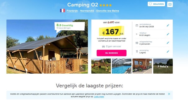 Camping O2 Donville-les-Bains Vakantiedeal