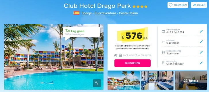 club-hotel-drago-park-fuerteventura-spanje-korting