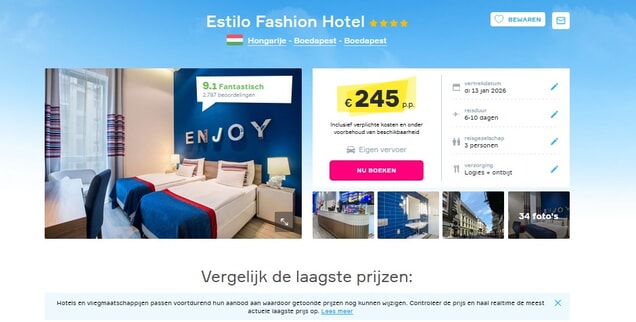 Estilo Fashion Hotel: Stijlvol Verblijf in Boedapest!