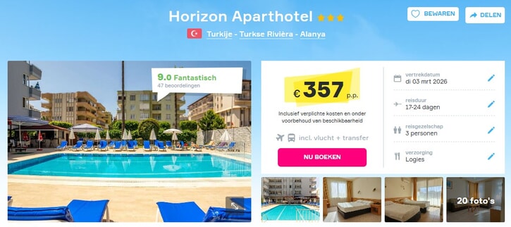 Horizon Aparthotel: Topdeal Alanya
