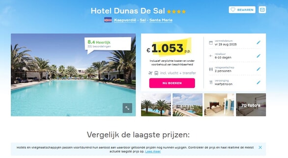 Hotel Dunas De Sal: Luxe Vakantiedeal Kaapverdië!