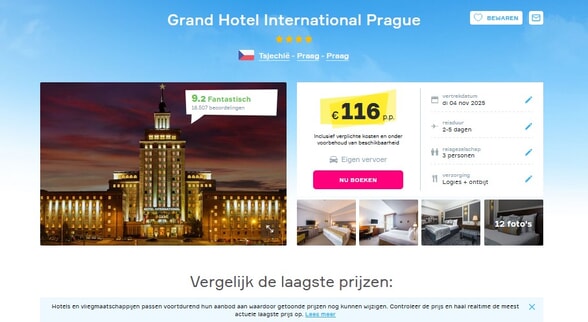 Grand Hotel International Prague: Vakantiedeal Praag!