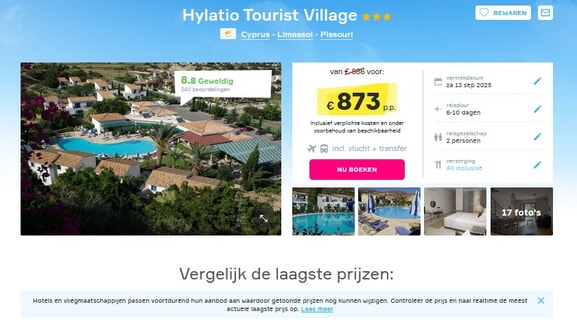 Hylatio Tourist Village: Vakantiedeal Cyprus!