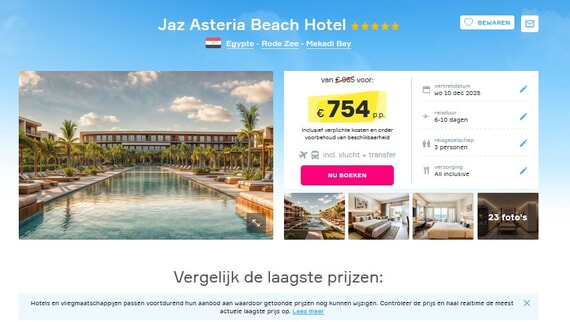 Jaz Asteria Beach Hotel Makadi Bay: Luxe Vakantie Egypte