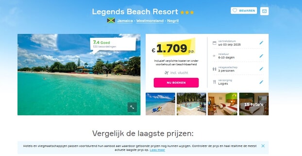 Legends Beach Resort: Vakantiedeal in Jamaica!