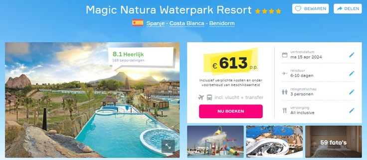 magic-natura-waterpark-resort-spanje