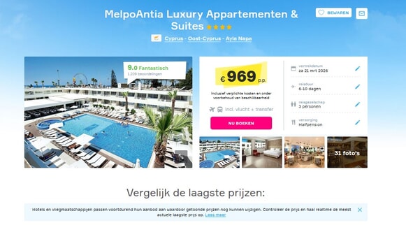 MelpoAntia Luxury: Luxe Vakantiedeal Cyprus!