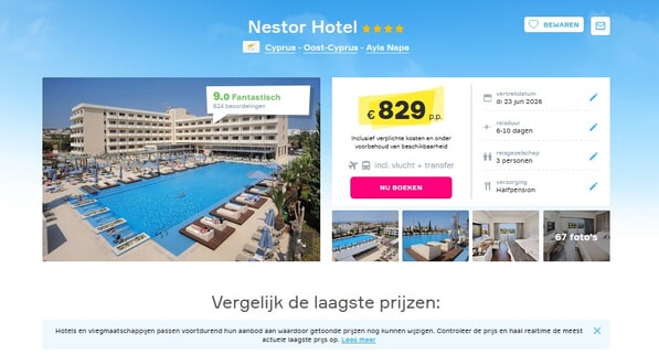 Nestor Hotel: Vakantiedeal Cyprus - Ontspanning & Genot!