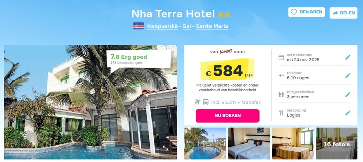 Nha Terra Hotel | Kaapverdië