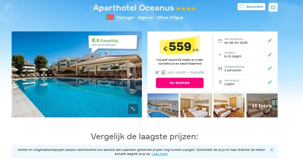 Aparthotel Oceanus Algarve: Topdeal in Portugal
