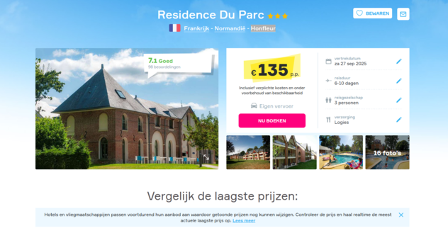 Residence Du Parc Honfleur Vakantiedeal