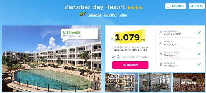 zanzibar-bay-resort-korting